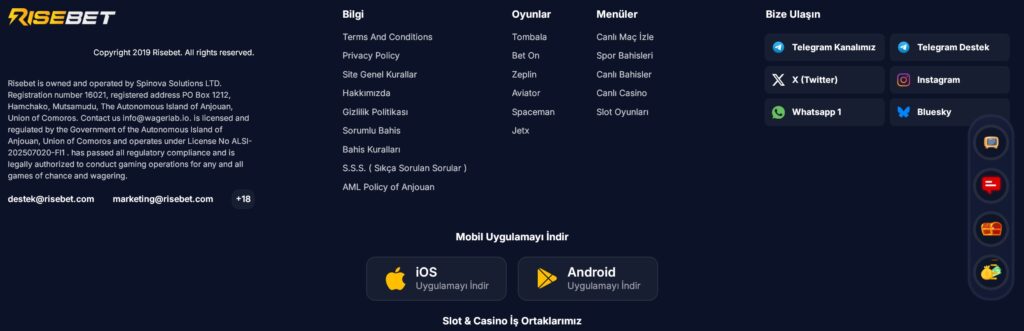 risebet hakkında yorumlar